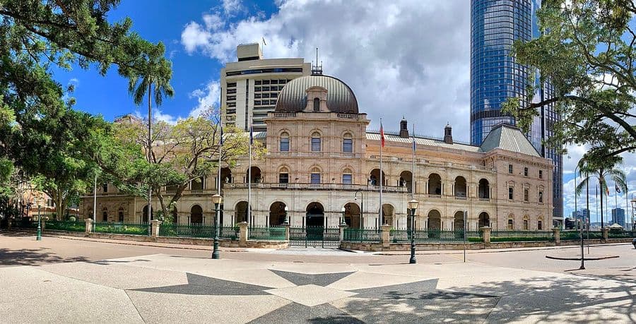 Photo of parliament house in Brisbane