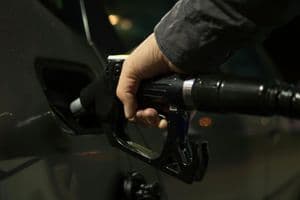 Person filling fuel